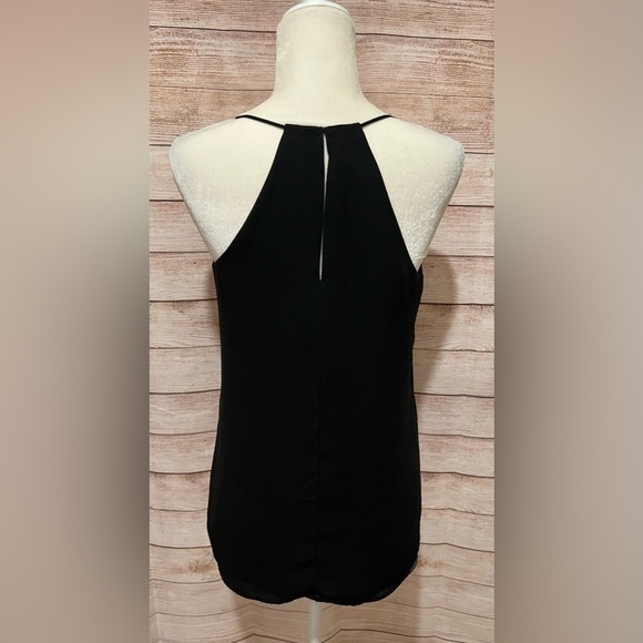 Express Barcelona Reversible Cami S Black Gray V-Neck Racerback Tank Top - Picture 2 of 8